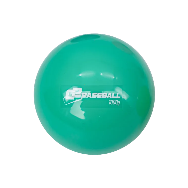 Green 1,000 gram C2 Throwing Plyoball for proprioception and mechanics work