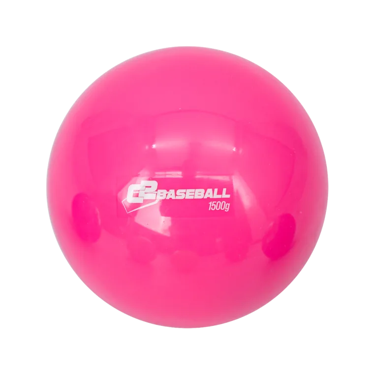Pink 1,500 gram C2 Throwing Plyoball for strong proprioceptive feedback and mechanics work