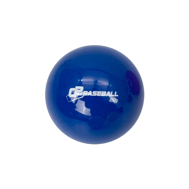 Blue 450 gram C2 Throwing Plyoball for warm-up, rate of force development and mechanics work