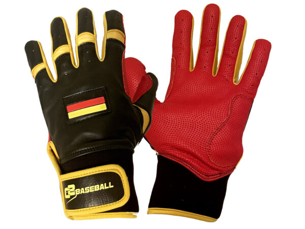 Batting Gloves Germany Black and Red