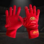 Batting Gloves C2Baseball Pro-3 Rot Gold