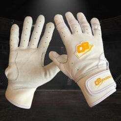 Batting Gloves C2Baseball Pro-3 White