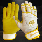Batting Gloves C2Baseball Pro-4 Yellow White