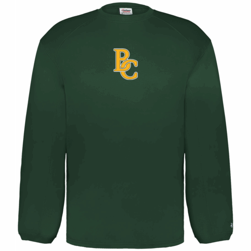 Just Hoods Varsity Hoodie Groen - VOLLEDIGE PRINT