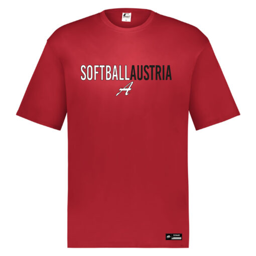 Softball Austria C2 TEE Perfromance Shirt Red
